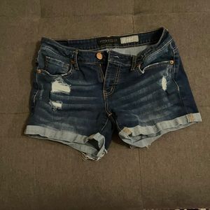Midi Jean Shorts